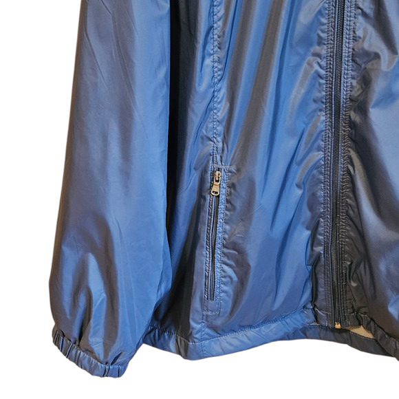 Calvin Klein Jacket Fleece Lined Warm Windbreaker Blue Women's XLarge - Picture 3 of 6